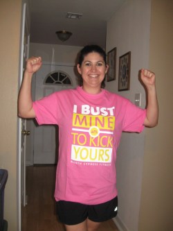  T-shirt for completing the Les Mills Challenge