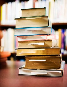 Stack of Library Books